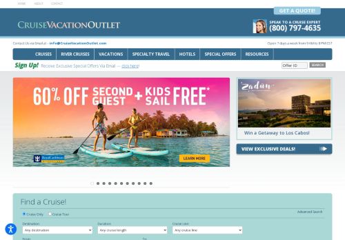 Cruise Vacation Outlet capture - 2024-04-24 18:09:07