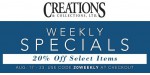 Creations and Collections discount code