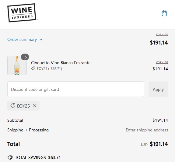 Wine Insiders coupon code