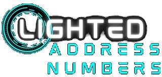 Lighted Address Numbers