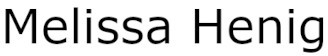 Melissa Henig