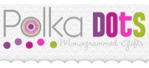 Polka Dots Monogrammed Gifts