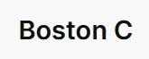 Boston C
