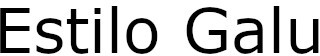 Estilo Galu