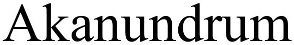 Akanundrum