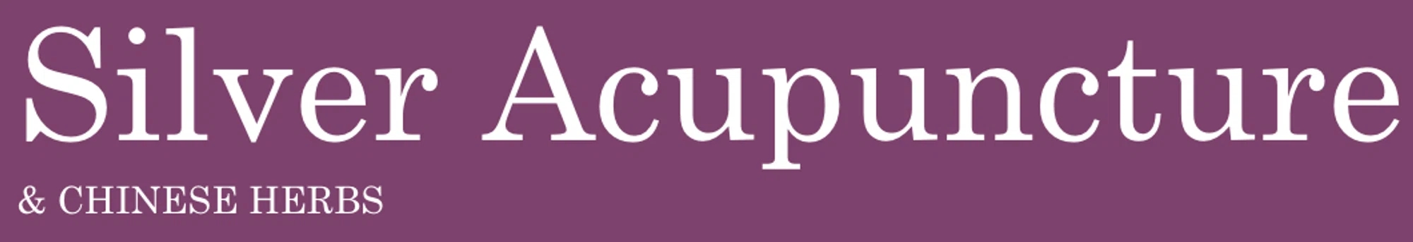 Silver Acupuncture