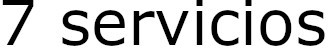 7 servicios