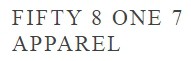 Fifty8One7 Apparel