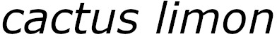 cactus limon