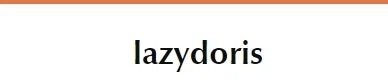 LazyDoris