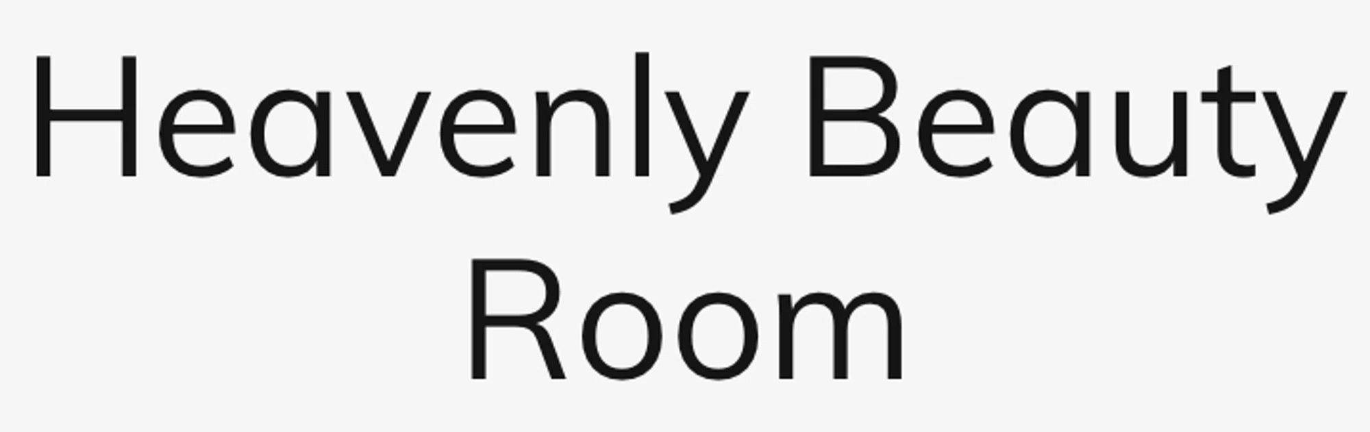 Heavenly Beauty Room