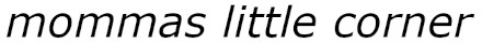 mommas little corner