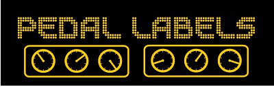 Pedal Labels Pack