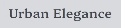 Urban Elegance