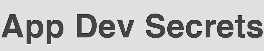 App Dev Secrets