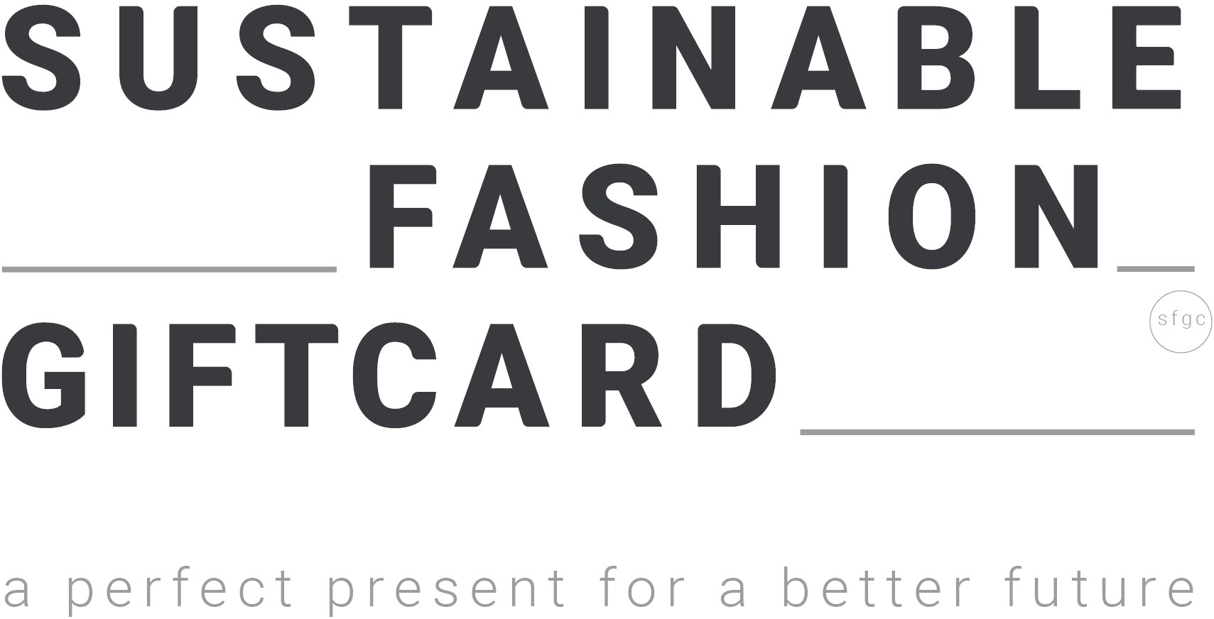 Sustainable Fashion Giftcard