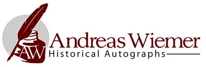 Andreas Wiemer Historical Autographs