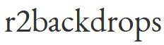 R 2 Backdrops