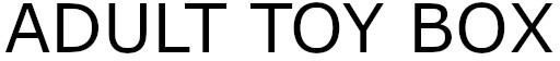 Adult Toy Box