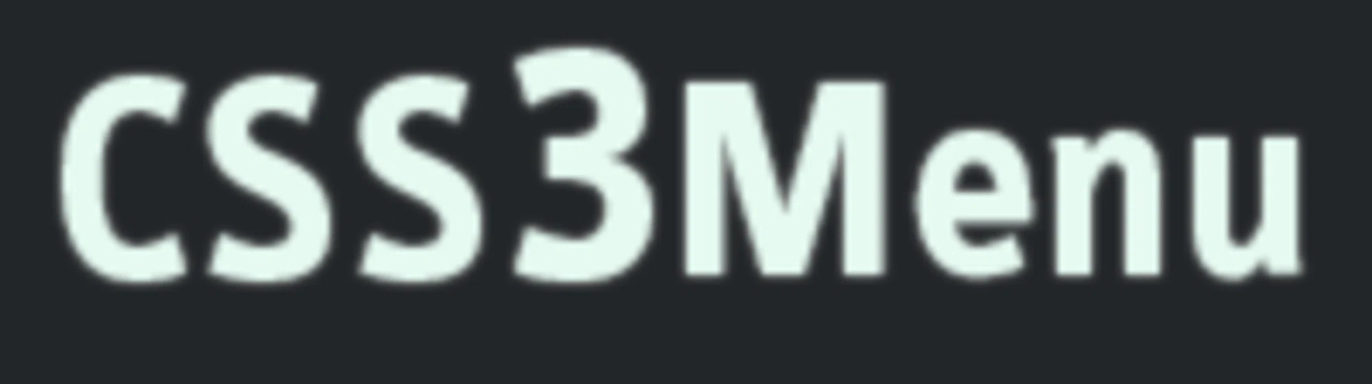 CSS3 Menu