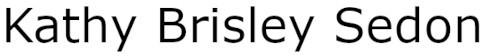 Kathy Brisley Sedon