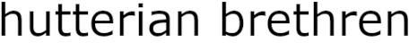 hutterian brethren