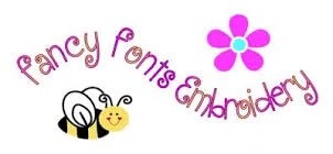 Fancy Fonts Embroidery