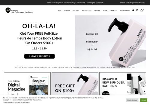 Number 4 Hair Care capture - 2023-11-29 13:25:39