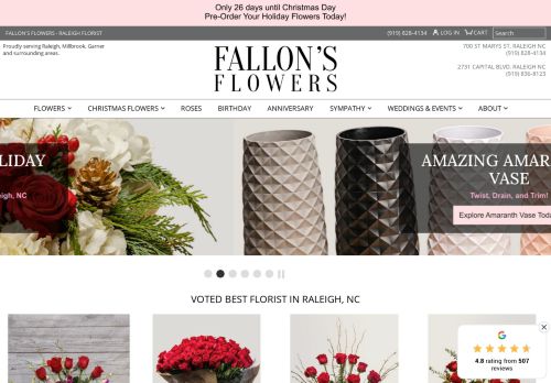 Fallon's Flowers of Raleigh capture - 2023-11-29 22:04:59