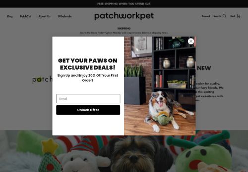 Patchwork Pet Dog Toys capture - 2023-11-29 23:07:54