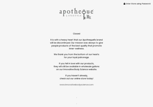Apotheque Spa capture - 2023-11-30 04:49:59