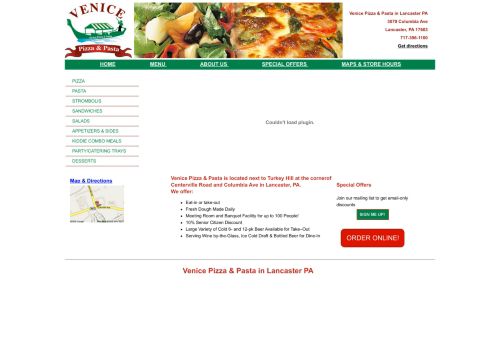 Venice Pizza & Pasta in Lancaster PA capture - 2023-11-30 06:58:03