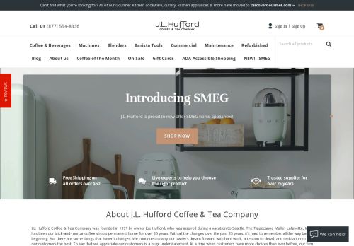 JL Hufford Coffee & Tea Company capture - 2023-11-30 15:19:36