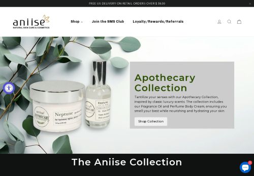 Aniise Natural Skin Care and Cosmetics capture - 2023-11-30 17:53:22