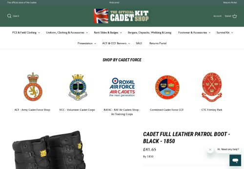Cadet Kit Shop capture - 2023-12-01 04:22:36