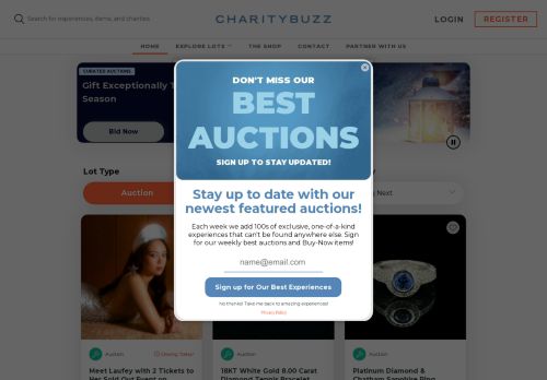 Charitybuzz capture - 2023-12-01 10:39:49