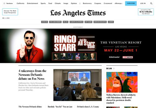 Los Angeles Times capture - 2023-12-01 10:57:39
