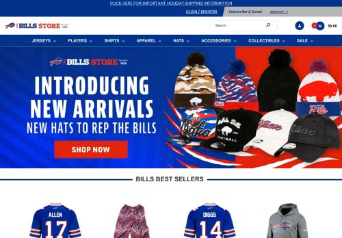 Buffalo Bills Store capture - 2023-12-03 02:13:22