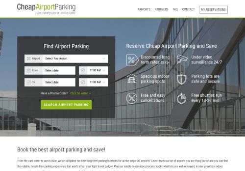 Cheap Airport Parking capture - 2023-12-03 10:44:24