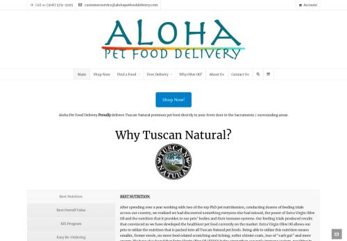 Aloha Pet Food Delivery capture - 2023-12-03 16:00:41