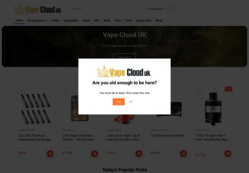 Vape Cloud UK capture - 2023-12-04 10:13:50