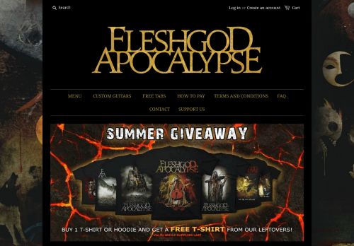 Fleshgod Apocalypse Webstore capture - 2023-12-04 18:39:21