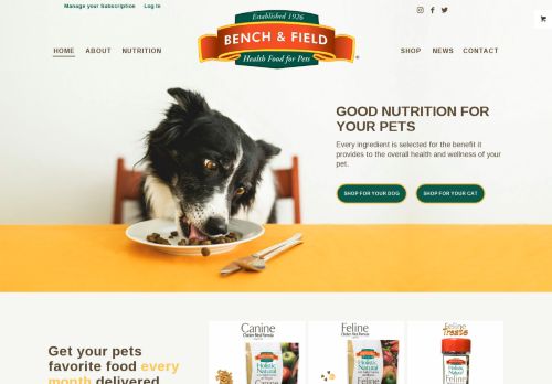 Bench & Field Pet Foods capture - 2023-12-05 07:42:30
