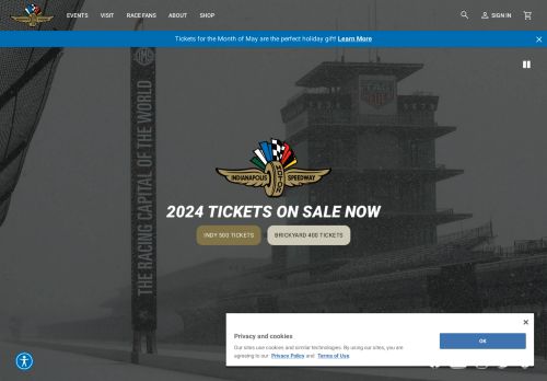 Indianapolis Motor Speedway capture - 2023-12-06 14:55:43
