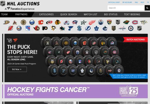 NHL Auctions capture - 2023-12-07 05:06:04