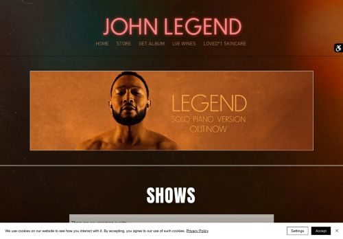 John Legend Official Store capture - 2023-12-07 09:17:27