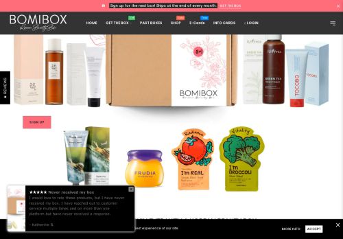 Bomibox Korean Beauty Box capture - 2023-12-07 13:37:54