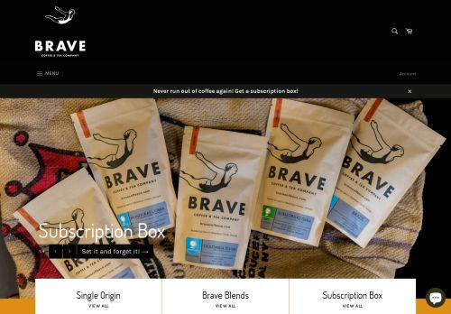 Brave Coffee & Tea Company capture - 2023-12-07 13:41:42