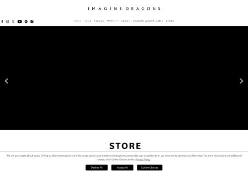 Imagine Dragons Store capture - 2023-12-07 16:29:02