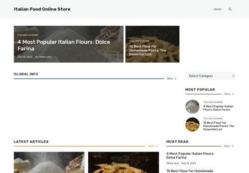 Italian Food Online Store capture - 2023-12-10 01:26:01